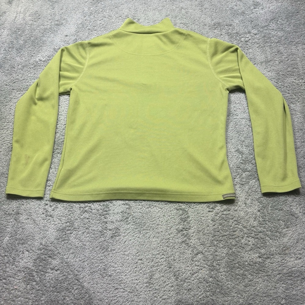The North Face Pullover Women's XL Green Vapor Wick 1/4 Zip Outdoor Hiking Light - Picture 10 of 14